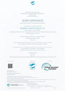 Scope certificate
